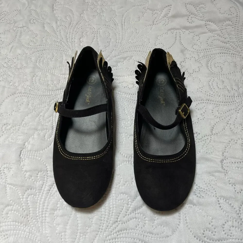 Cat & Jack Winged Ballet Flats Size 12
